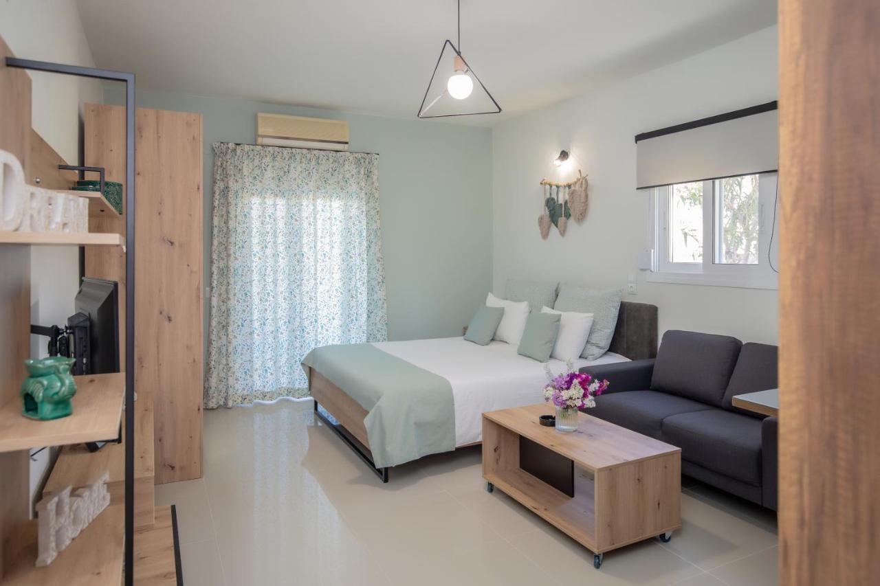 Studio Athena With Panoramic View Of Makrygialos Apartment Pilalimata Ngoại thất bức ảnh